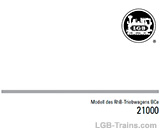 LGB Instruction Manual for 21000 German, English, French