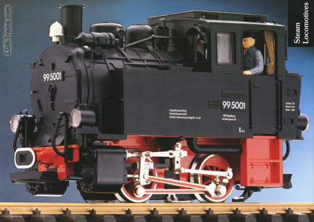LGB DR tender locomotive number 99 5001 2076D