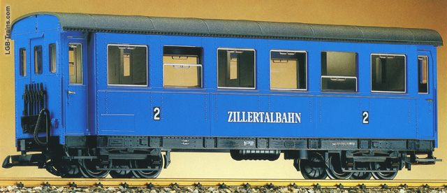 LGB Second class excursion car of the Zillertal Railway 3163