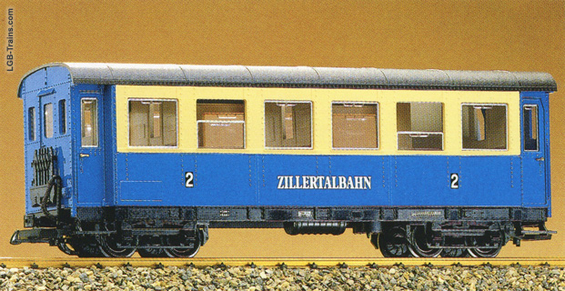 LGB Second class regular passenger car of the Zillertal Railway 3164