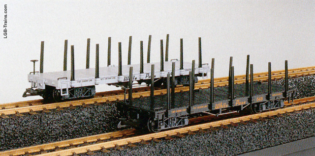 LGB WP& Y Flatcars, 2 pieces 44600