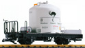 LGB RhB Cement Silo Car, BCU 8024 43250