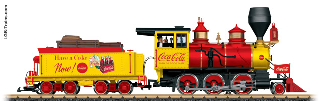 LGB Coca-Cola® Mogul Steam Locomotive 20282