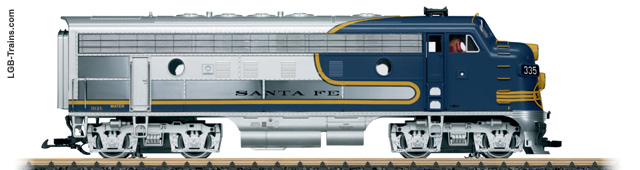 LGB Santa Fe F7A Diesel Locomotive 20585