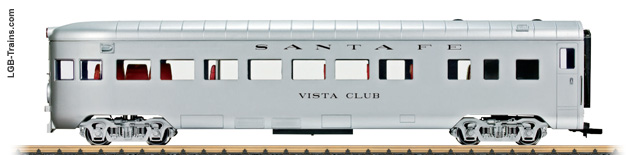 LGB Santa Fe Observation Car 36568