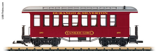 LGB D&S RR Passenger Car 36808