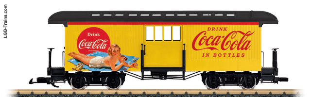 LGB Coca-Cola® Baggage Car 36847