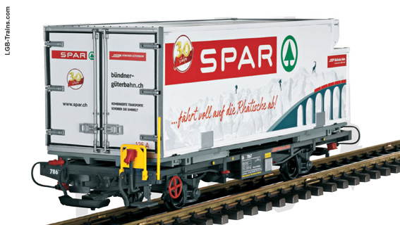 LGB RhB “SPAR” Container Car 46897