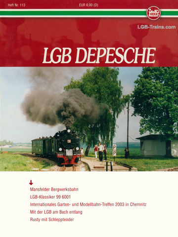 LGB Depesche 2003 Summer #113 00110 German